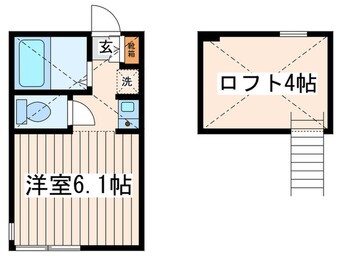 間取図 ヒルズ峰岡町B棟