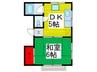 坂本マンション 1DKの間取り