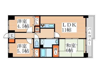 間取図 カ－サエストゥペンダ