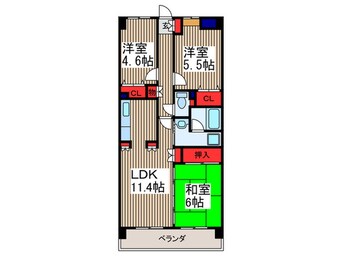 間取図 プリムヴェ－ル戸田壱番館