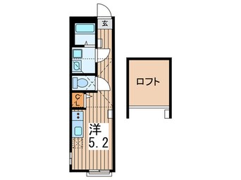 間取図 Sun Lagoon今宿町