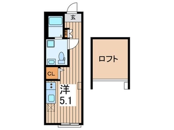 間取図 Sun Lagoon今宿町