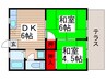 ドエル　ｓ．ｙ 2DKの間取り