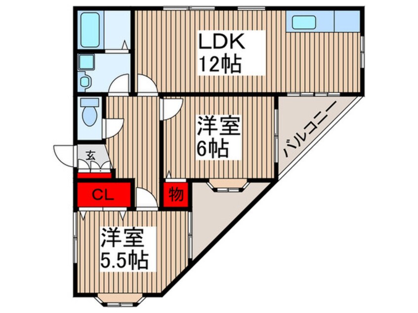 間取図 荒幡ビル