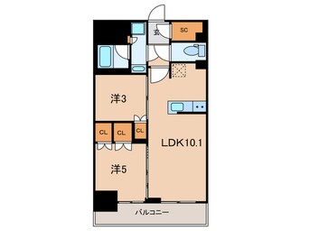 間取図 ルフォンプログレ品川戸越