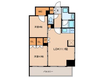 間取図 ルフォンプログレ品川戸越