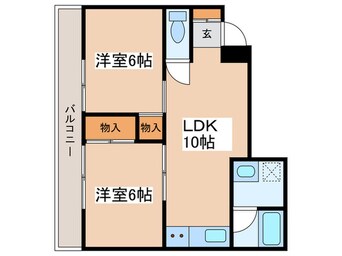 間取図 マザール平和台
