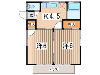 間取図 江間荘