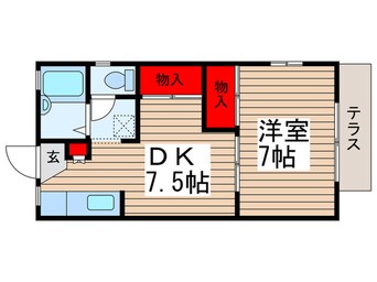 間取図 イーストアピアＢ