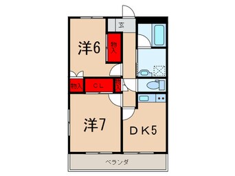 間取図 富士見台大沢ビル