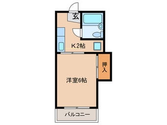 間取図 コーポ馬場