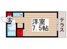 ローズアパートQ44番館 1Rの間取り