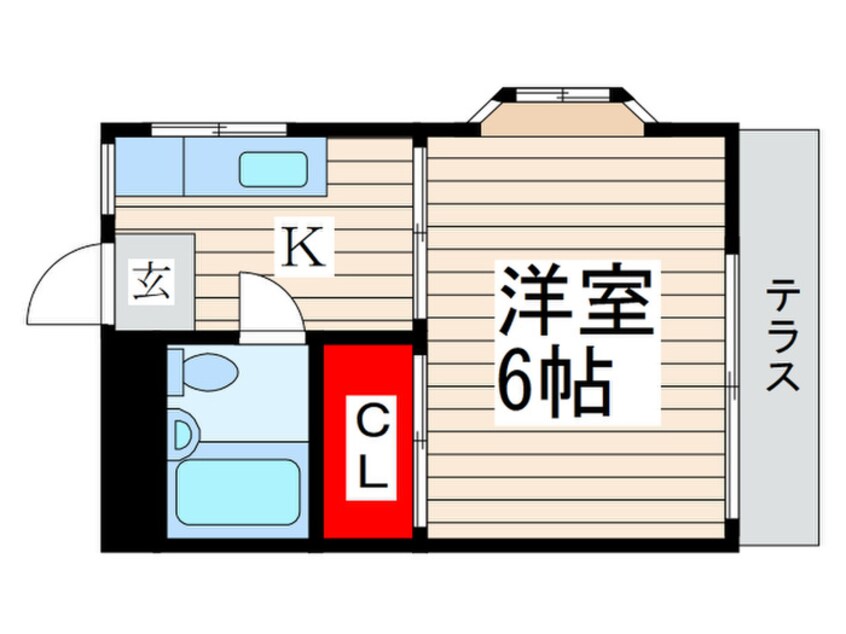 間取図 第２ハイツタカオ