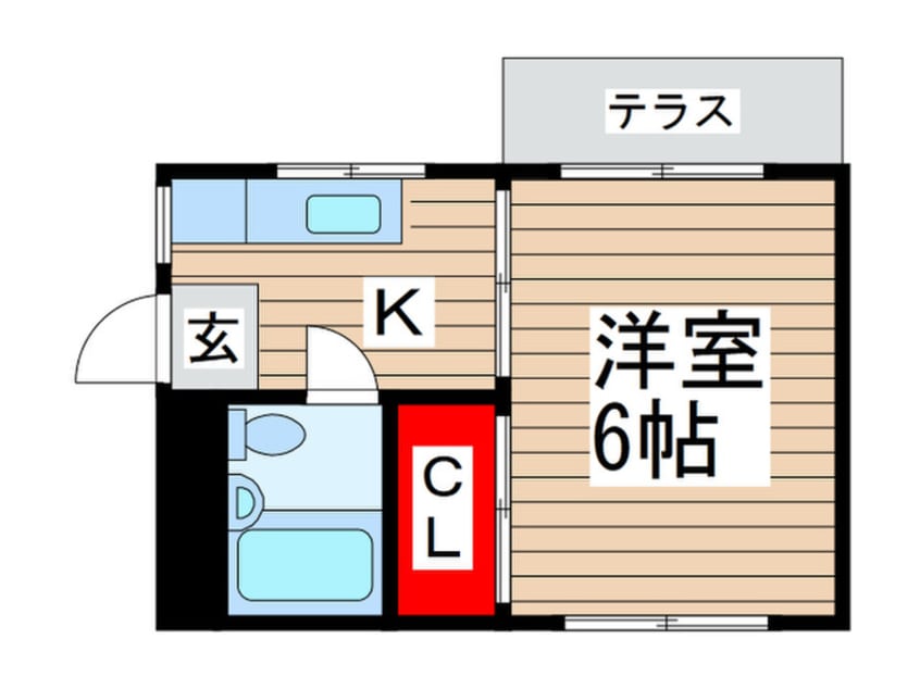間取図 第２ハイツタカオ