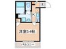 MELDIA堀之内3丁目 1Kの間取り