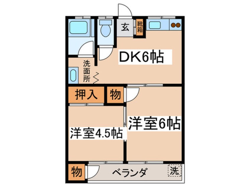 間取図 レジデンス南平３号棟