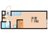 エスポワール大山 1Rの間取り