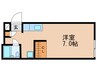 エスポワール大山 1Rの間取り