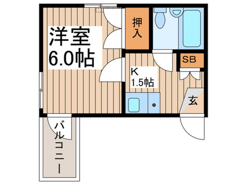 間取図 ダイワパレスⅡ