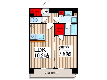 間取図 アイル　リーヴァ向島