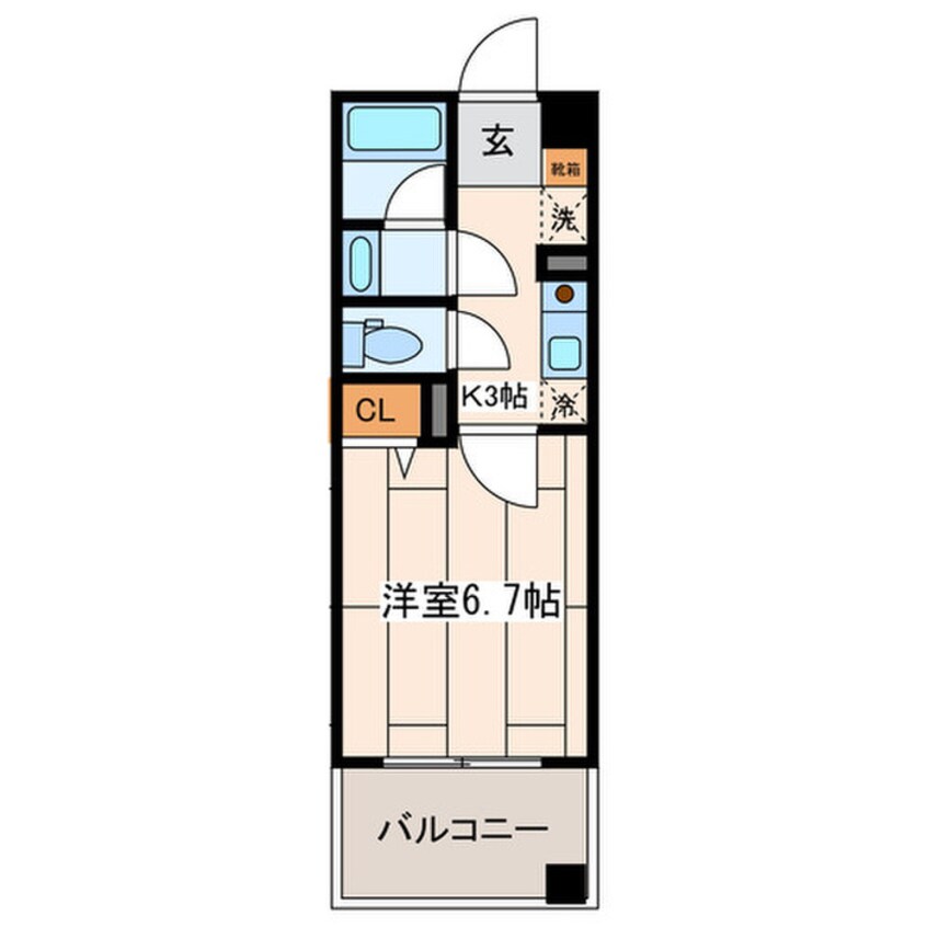 間取図 ライムレジデンス汐入