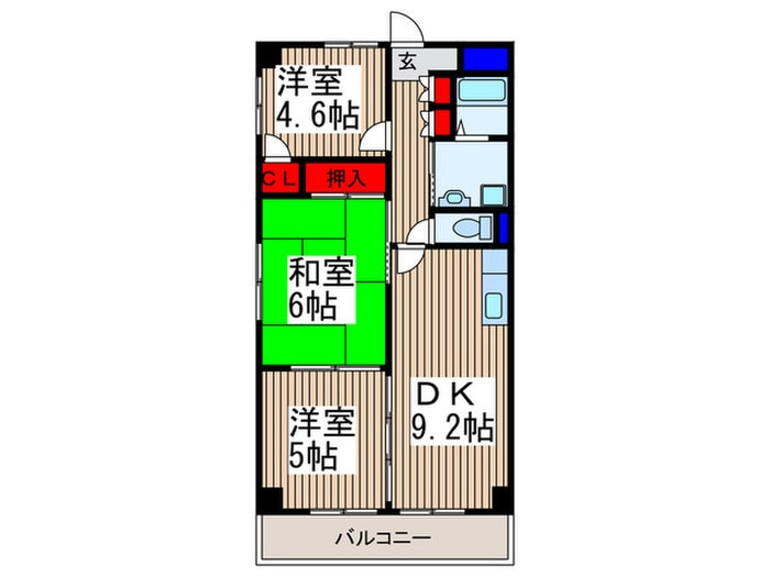 間取り図 ロイヤルガーデン