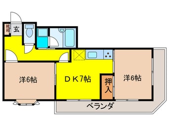 間取図 カ－サデ１６