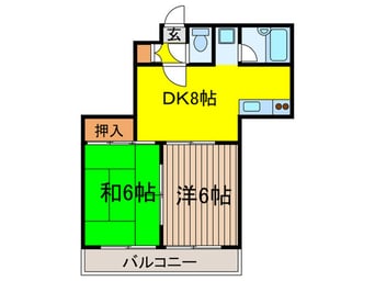 間取図 カ－サデ１６