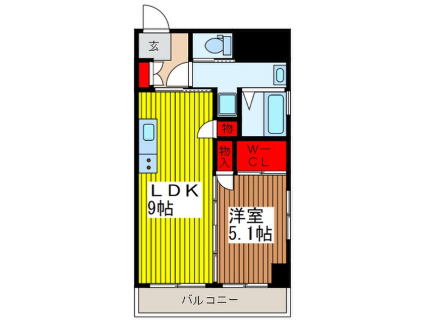 間取図 西川口グリ－ンマンション