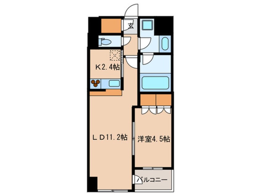 間取図 エスティメゾン四谷坂町