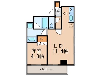 間取図 エスティメゾン四谷坂町