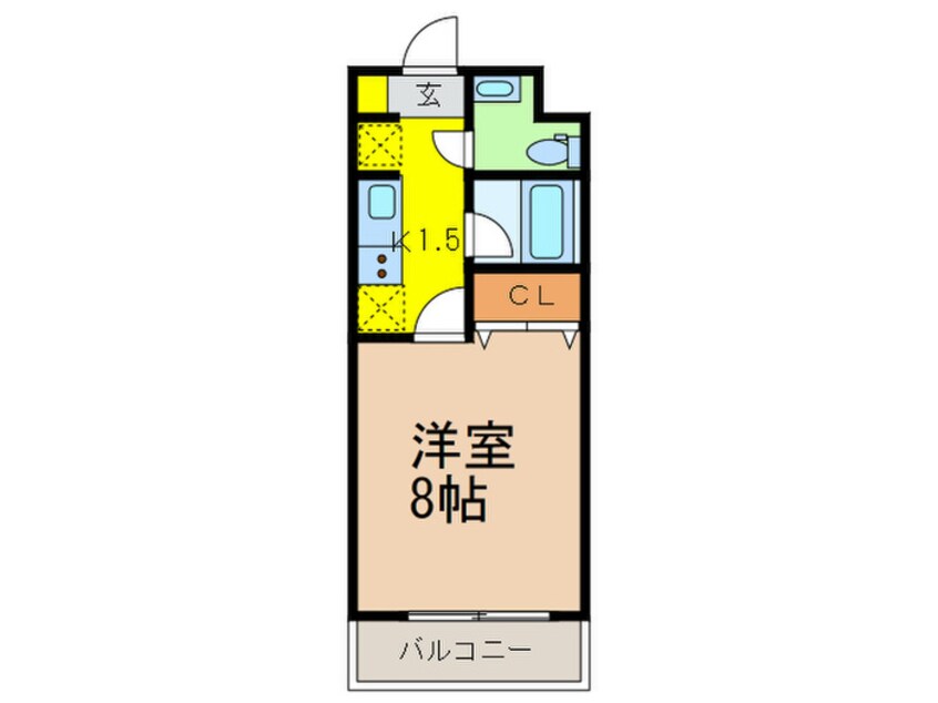 間取図 コンフォート西早稲田