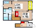 仮）木野目新築APの間取図