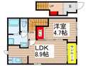 仮）木野目新築APの間取図