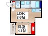 仮)Luce上福岡 1LDKの間取り