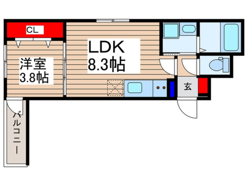 間取図 仮)Luce上福岡