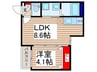 仮)Luce上福岡 1LDKの間取り