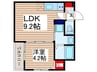仮)Luce上福岡 1LDKの間取り