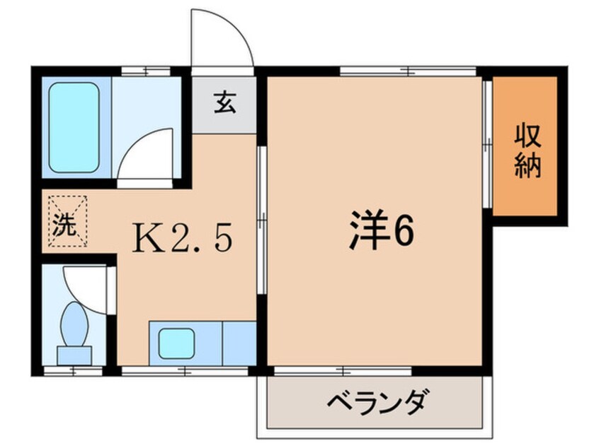 間取図 細貝ハイツ