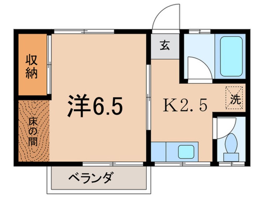 間取図 細貝ハイツ