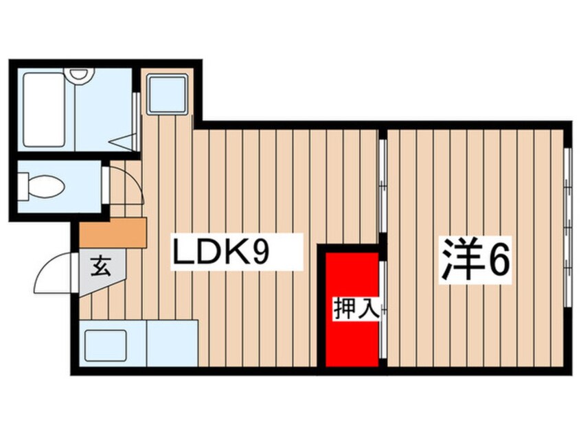 間取図 グリ－ンヒルズ本牧