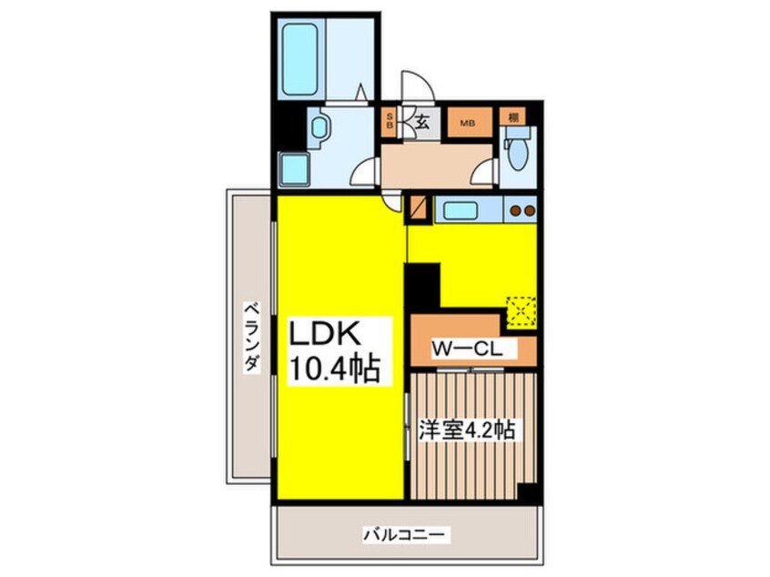 間取図 ガーラプレイス八幡山壱番館