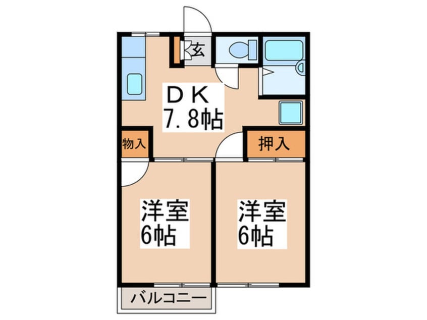 間取図 ハイツつくし野