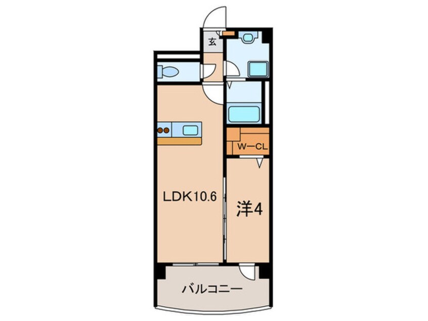 間取図 プリマベ－ラ大崎