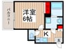 Mark Duo塚越Ⅲ 1Kの間取り