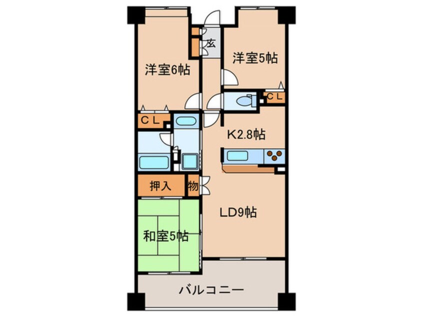 間取図 サクセス西高島平