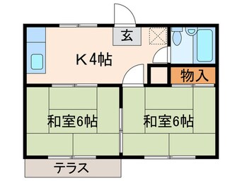 間取図 カーサフドウ