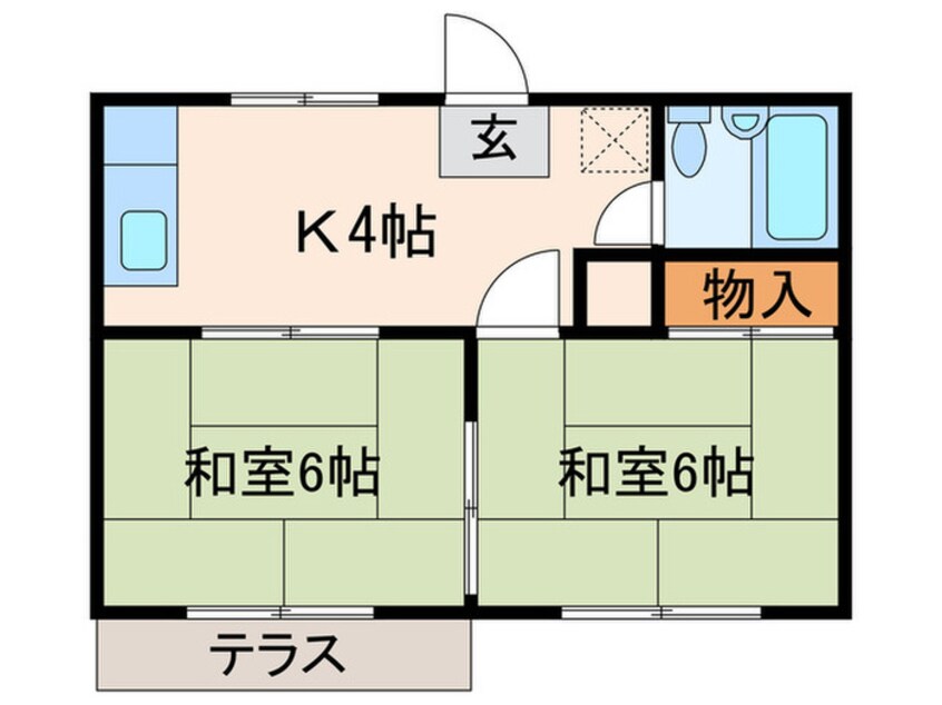 間取図 カーサフドウ