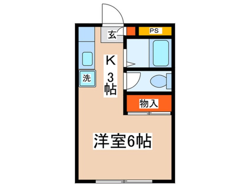 間取図 コーポまどか