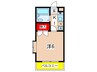 日吉第一ＱＳﾊｲﾑ 1Kの間取り